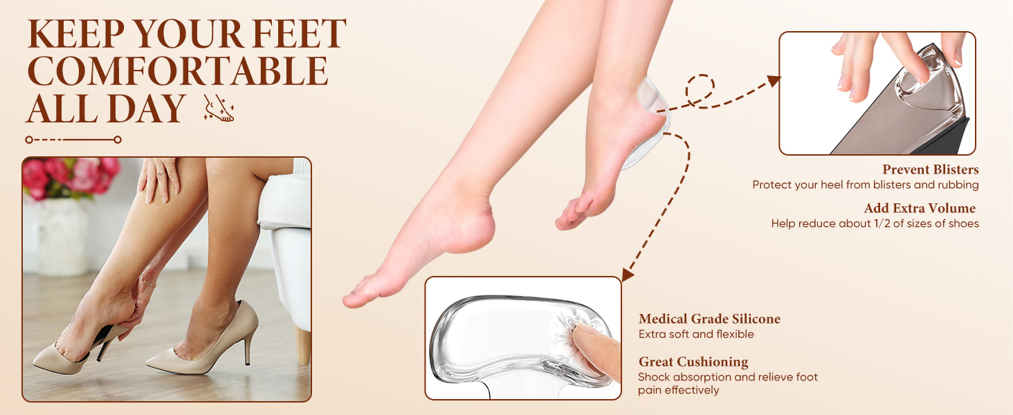 heel cushions for back of heel