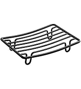 GUUKAR Bar Soap Dish Holder for Shower Bathroom Stainless Steel Rust Proof Self Draining, Black-1...