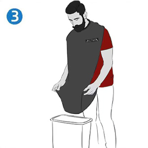 beard bib apron for men