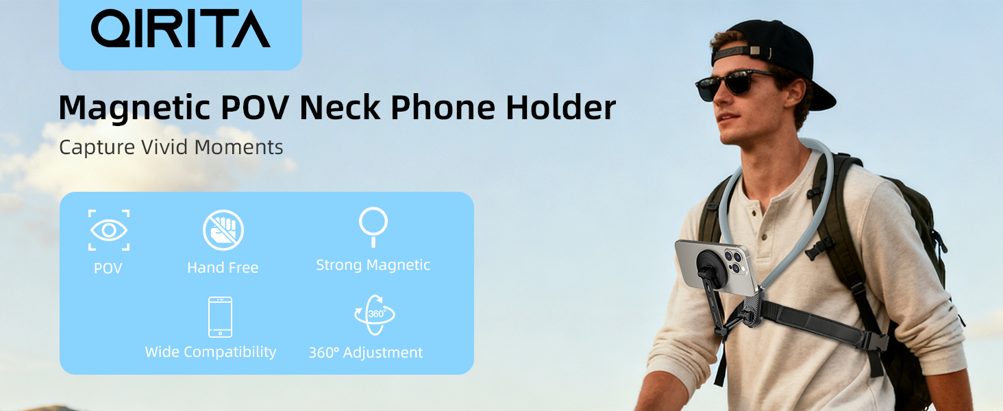 magnetic neck mount for phones