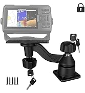 VINmounts Anti Theft Aluminium Fish Finder &amp; Chartplotter Mount, Reinforced Horizontal Swing Arm ...