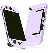 FUNDIARY Purple Case Compatible with Switch 2 2025, Slim Hard PC Case Protector Skin and Ergonomi...