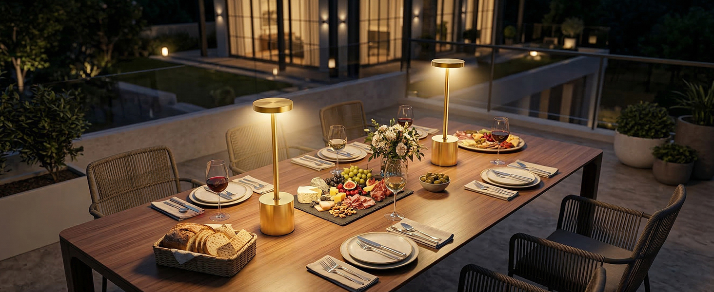 outdoor patio dinning table lamp