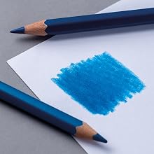 Blending of 2 colors of colored pencils