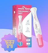 Easy@Home Pregnancy Test Sticks: Early Detection Reliable - 5 Count - Accurate Results