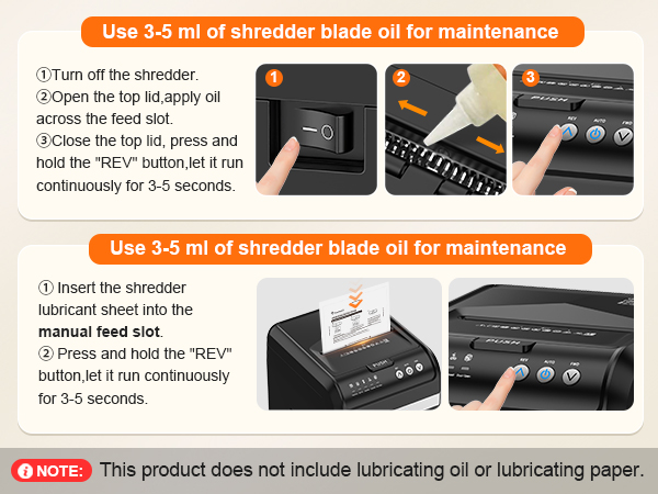 Bonsaii Auto Feed Industrial Paper Shredder for Business