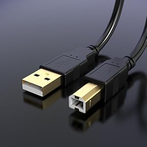 printer cable usb a to b 2.0 type b cord