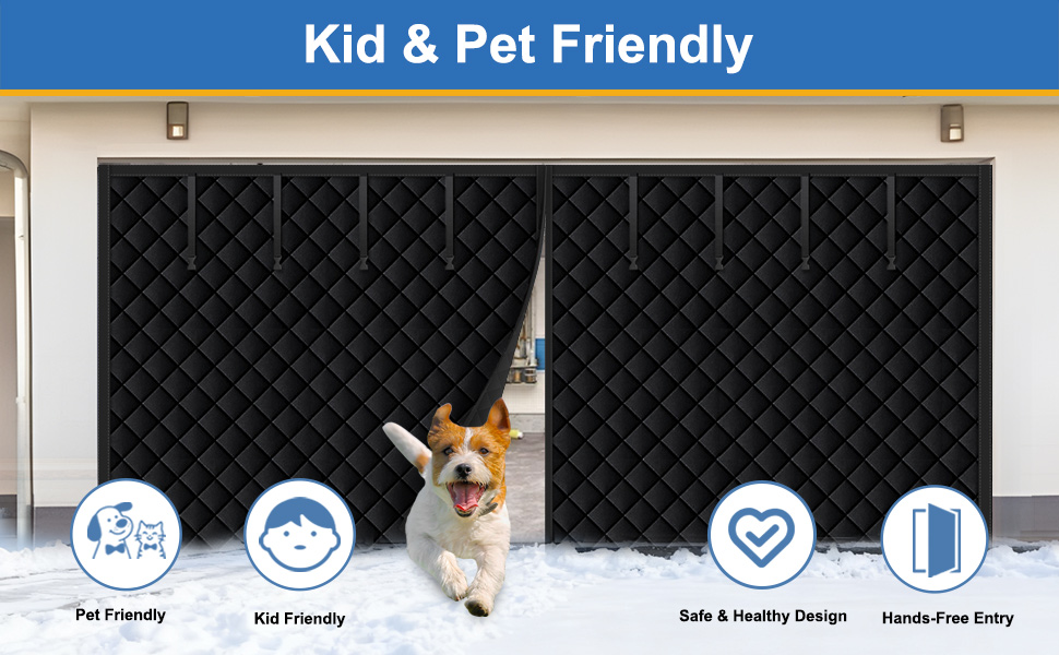 Magnetic Garage Screen Door