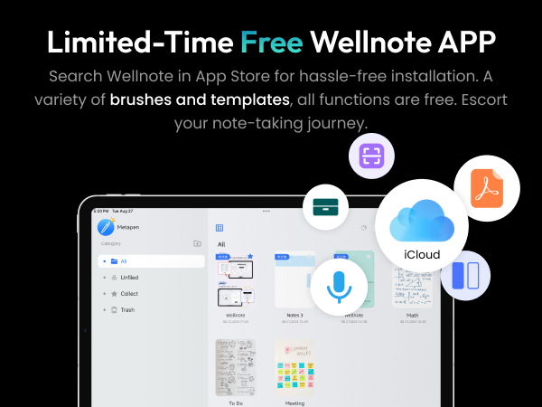 Take notes in Wellnote