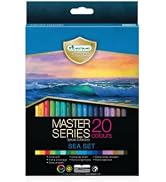 MASTERART Colored Pencils Master Series 20 Colors in Special Collection for Kids and Adults Color...