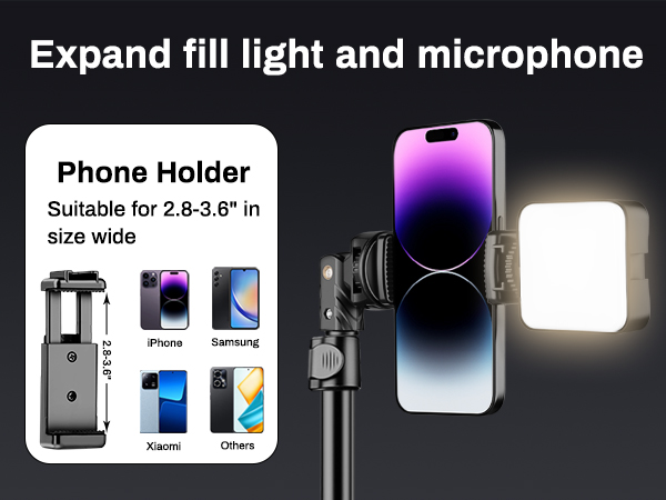 cold shoe phone tripod holder