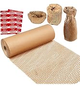 Honeycomb Packing Paper,12" W x 200' L Bubble Cushioning Wrap for Moving,Products &amp; Gifts Wrappin...