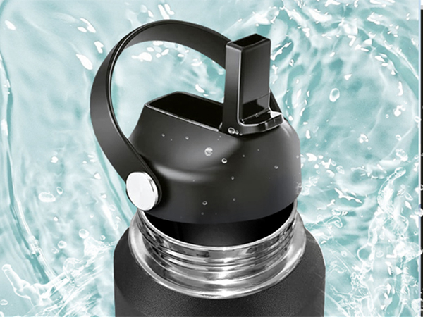 water bottle straw lid