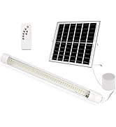 GLW Solar Light Indoor 200W Solar Shed Lights 18000LM Solar Outdoor Light with Motion Sensor Dusk...