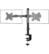 Livotica Dual Monitor Mount, Heavy Duty Adjustable Double Arm Desk Stand for 13-27” Screens, Moni...