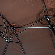 patio doubleside umbrella