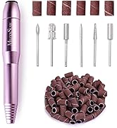 MelodySusie Portable Electric Nail Drill,PC120B Compact Efile Electrical Professional Nail File K...