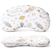 BYRIVER 12x22 Kids Pillow for Sleeping, Bed Pillow for Toddler Children Boy Girls, Cooling Cute T...