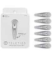 TELETIES - Snap Clip - Snag-Free Design - Hair Clip Barrette for Women &amp; Girls - Gentle Yet Secur...