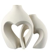 vases snuggle hollow ceramic vase set of 2
