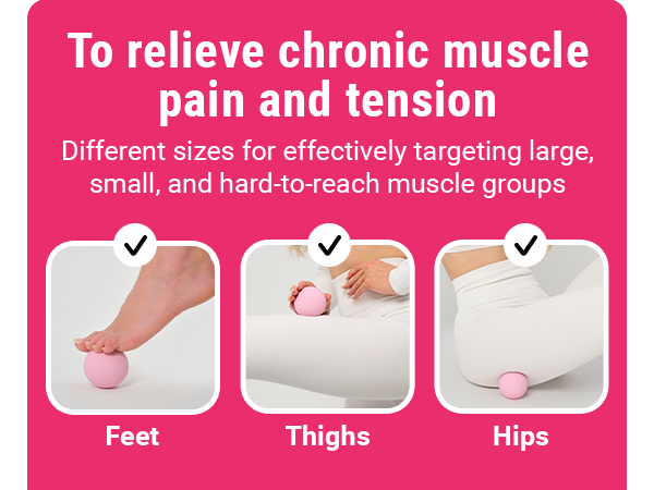 To relieve chronic muscle pain and tension