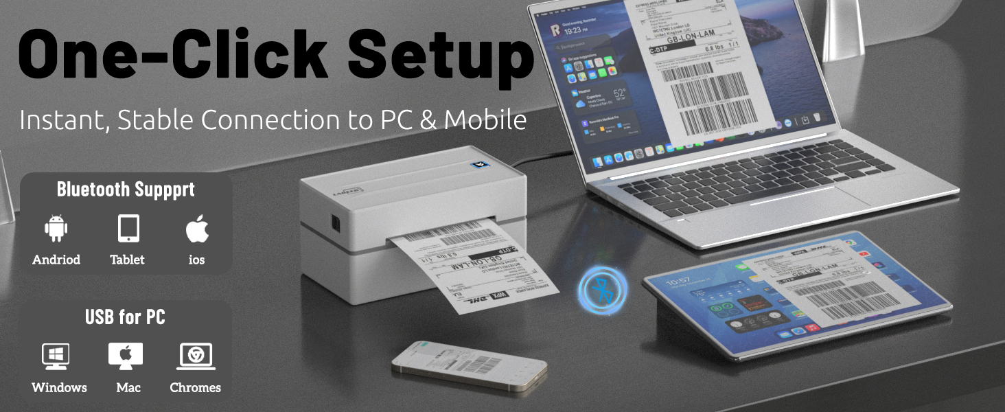 One-Click Setup: Instant, Stable Connection to PC &amp;amp; Mobile.