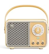 LUKADER Retro Bluetooth Speaker, Vintage Decor, Wireless Portable Mini Bluetooth Speaker, Small C...