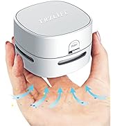 TRZLIFE Desk Vacuum Cleaner, Upgraded Mini Table Vacuum Cleaner Improved Details AA Batteries Hig...