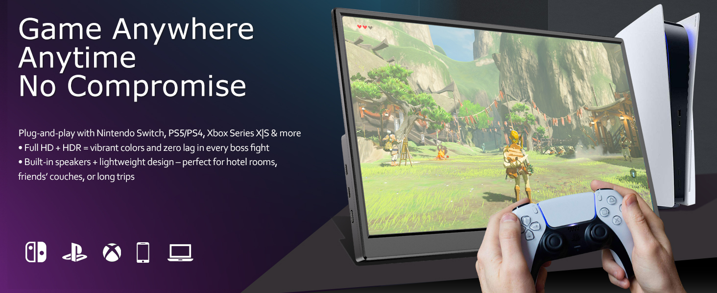 Portable USB c Monitor