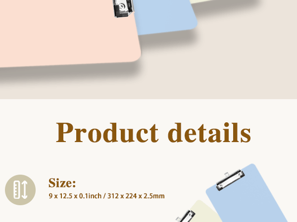 Plastic Clipboards