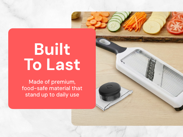 Fullstar handheld mandoline slicer premium food-safe material