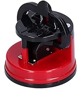 Knife Sharpener Manual Scissor Sharpener Knife Sharpening Tool with Suction Cup For KitchenRed Fo...