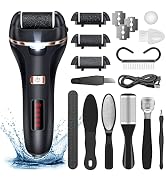 Electric Callus Remover for Feet,Rechargeable Foot File Hard Skin Remover,Waterproof 14 in1 Profe...