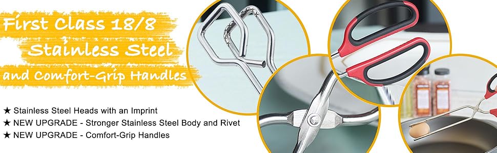 Scissor Tongs for Cooking