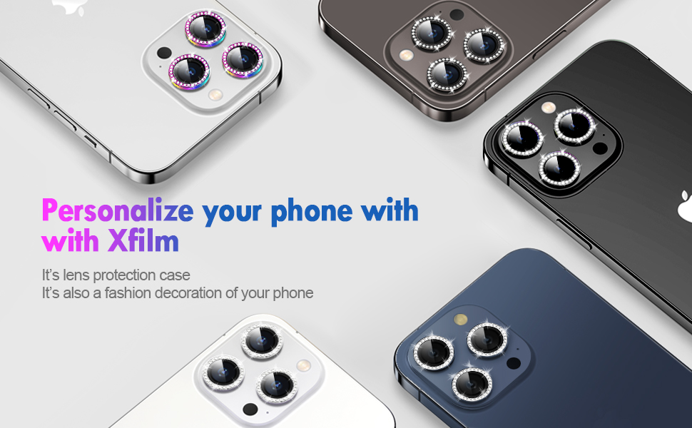iPhone 15 Pro max camera protector bling
