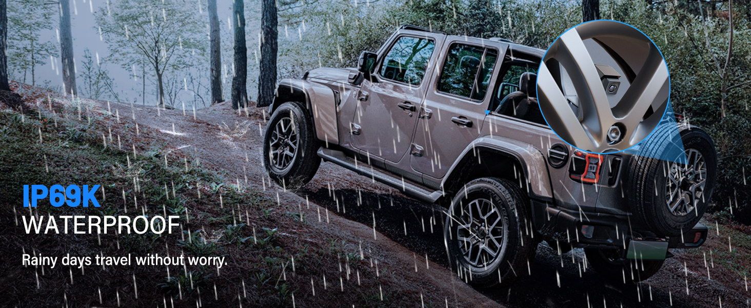 IP67-rated water-resistant: Operates in all weather conditions.