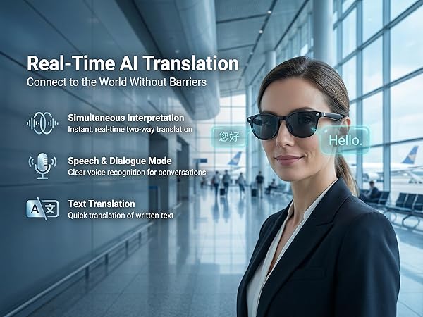 AI Smart Glasses for Men &amp;amp; Women