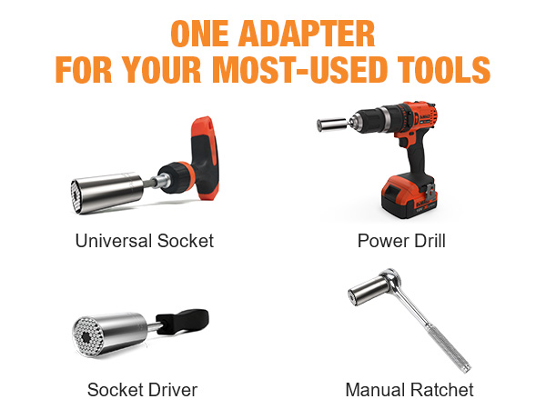 one adapter for your most-used tools