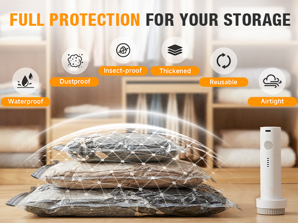 clothes vacuum storage bags