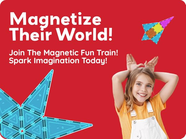 Educational Magnetic Tiles Sensory Montessori Toys for Toddlers Magnet Building Blocks learning Gift