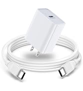 Pixel 10a Charger Fast Charging 30W, PD3.0 USB C Fast Wall Charger Block with 6FT Type C to C Cab...