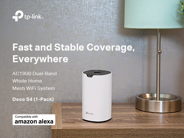 Mesh WiFi Network Router AC1200 - Deco S4(1-Pack)