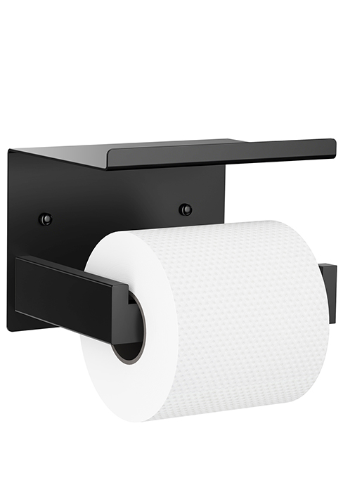 Auxmir toilet paper holder with self