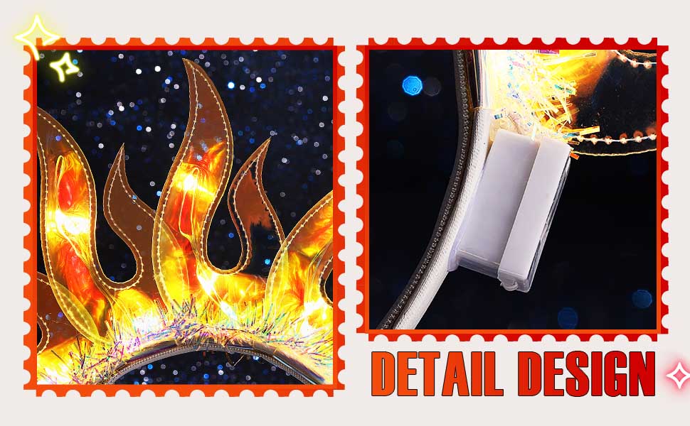 Glitter Party Rave Costume Headband