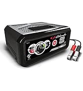 Schumacher SC1341 100A 12V Fully Automatic Jump Starter and Battery Charger, 20A Boost Mode, Work...