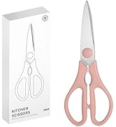 Pink Kitchen Shears, Rkqoa Kitchen Scissors Heavy Duty Cooking Scissors, Dishwasher Safe Scissors...