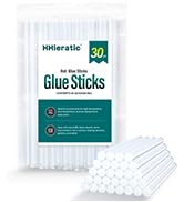 HHieratic Hot Glue Sticks,30 Pack Clear Glue Gun Sticks for DIY Art,Craft General Repairs,Festiva...