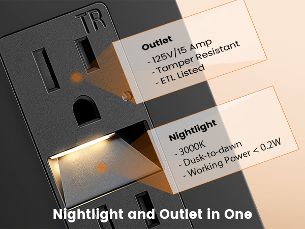 outlet with nightlight