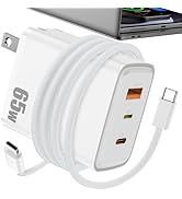 USB C Charger 65W Fast Charging 3-Port Power Adapter for DJI Mini 4 3 2 Pro SE Drone RC 2 RC Pro ...