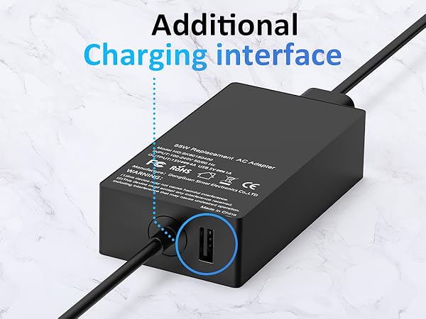 microsoft surface pro 9 charger computer chargers for laptops surface pro charger 65w